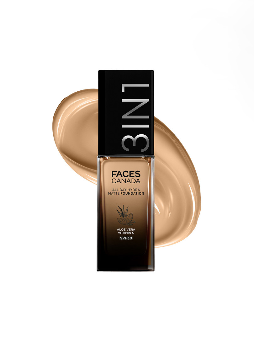 FACES CANADA 3-in-1 All Day Hydra Matte SPF30 Foundation 25ml - Honey Beige 031